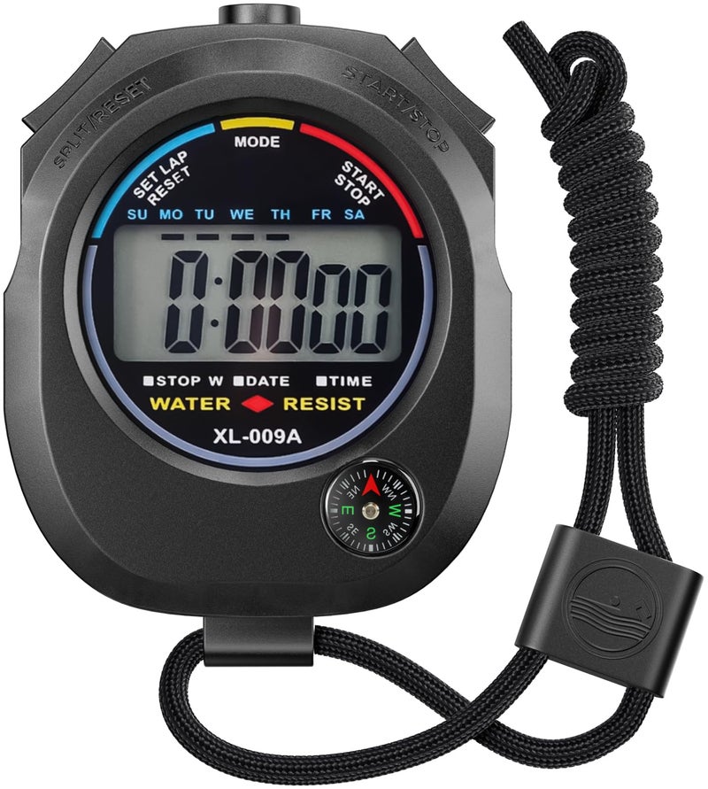 KingL Digital Stopwatch Timer - Interval Timer with Large Display. - Image 1
